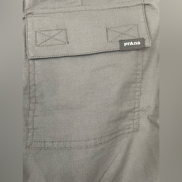 prAna Palisades Ripstop Field Mens Pants Dark Iron Gray 31x30 Relaxed Fit Hiking - Picture 7 of 13